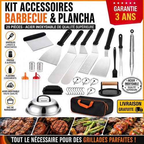 Kit accessoires barbecue - accessoires,