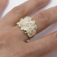 10K or Jaune Coupe Diamant