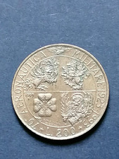 Pièce De 200 Lires. Italie