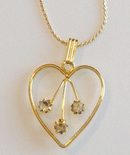 Collier pendentif cœur - collier,