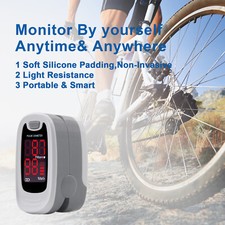 50M Oxymètre de pouls du bout des doigts en oxygène PR SPO2 oxymètre saturation