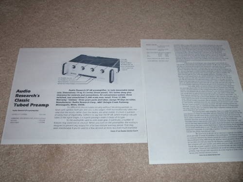 Audio research tube - research,