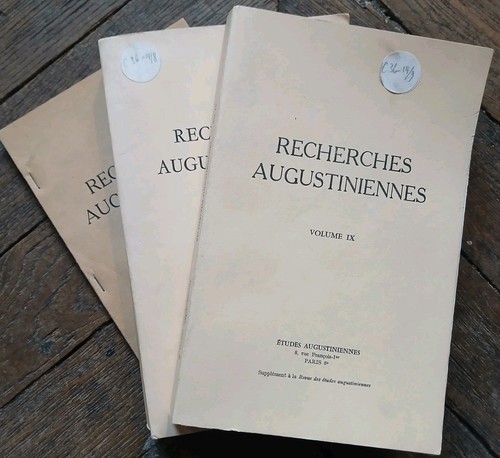 Recherches augustiniennes - recherches,