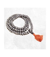 Collier tibétain mala en os de Yak et mantra mala G2