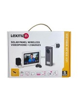 Kit visiophone SANS FIL connecté panneau solaire, lexman