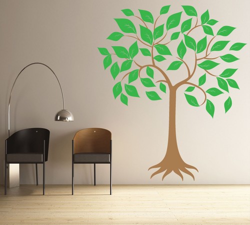 Wall art tree - color, mir