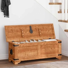 Coffre stockage bois brut - de,