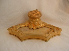 A MARIONNET,ENCRIER EN BRONZE