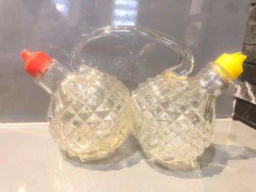 Duo huilier vinaigrier vintage