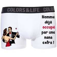 Caleçon boxer homme humour -