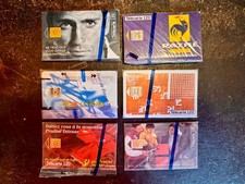 6 TELECARTES 120 unités