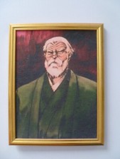 Saint Seiya Custom Tableau du portrait de Mitsumasa Kido réalisé par un fan