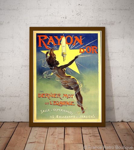 Affiche publicitaire vintage