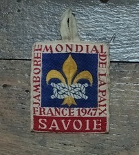 RARE INSIGNE SCOUT JAMBOREE 1947 SAVOIE