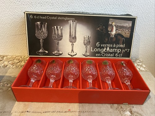 Anciens verre pied - 6,
