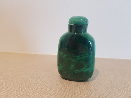 Tabatière chinoise pierre - ,