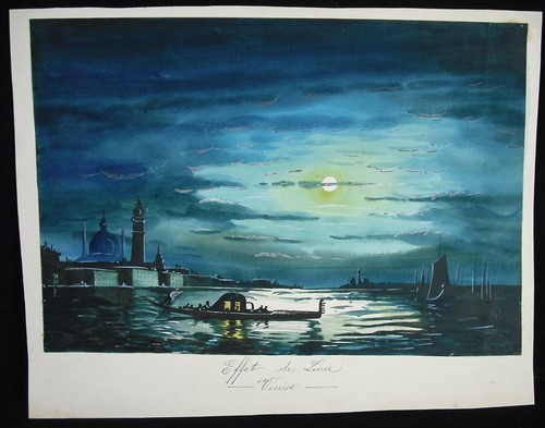 Dessin original gouache - , effet