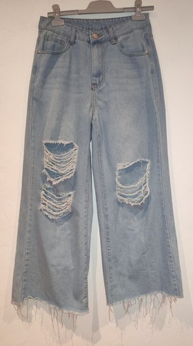 Shein jean ample flared - jean, troué