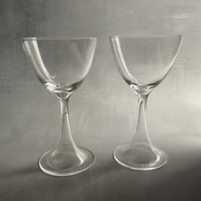 Duo de verre en cristal non
