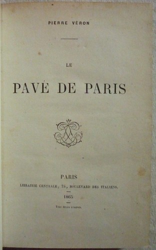 Pierre veron pavé - -,