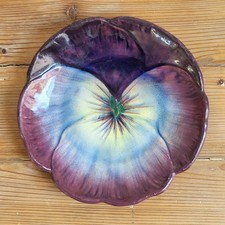 Assiette barbotine pensée - barbotine,
