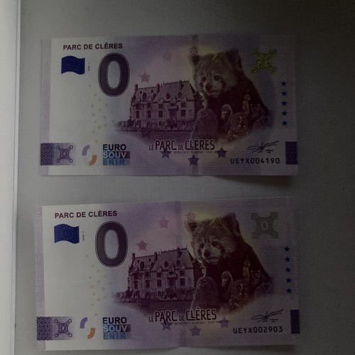Billets touristiques zéro - billets,