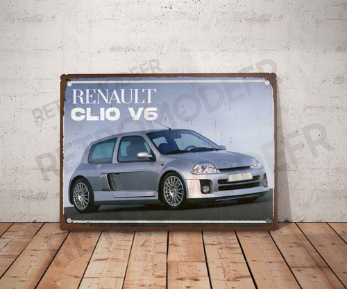 Plaque métal vintage renault