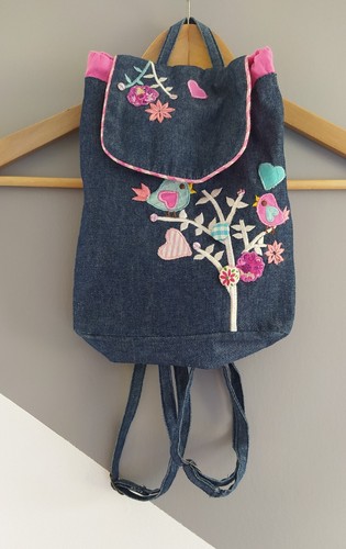 Sac dos bleu marine - sac, motifs
