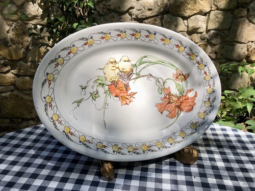 Grand plat ovale creux - grand,