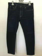 Jeans Bleu Marine - UNIQLO -