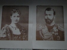 PORTRAITS du TSAR NICOLAS II
