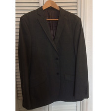 rare Veste BRICE Grise costume NEUVE taille 48 NWOT tissu motif Prince De Galles