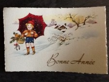 CP ILLUSTREE BONNE ANNEE