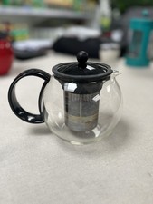 Très jolie Verseuse Théière BODUM en verre Théière à piston filtre en inox, 1.0L