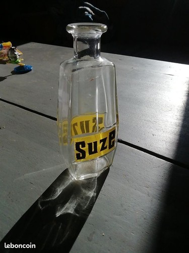 Ancienne carafe verre - en, suze