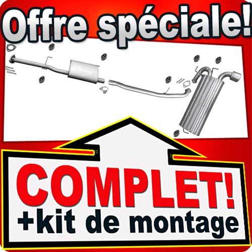 Système échappement pour - d'échappement,