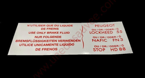 Autocollant sticker liquide - sticker, de