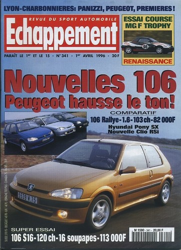 Echappement 341 04 - n°341, 01/04/1996