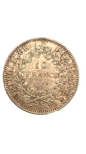 Francs hercule argent - francs,