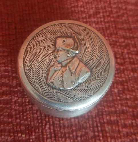 Pilulier 1920 napoléon métal - napoléon,