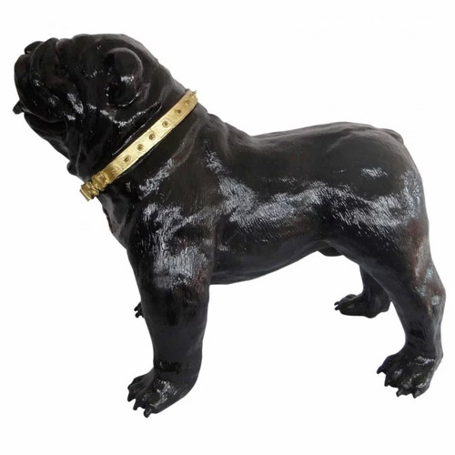 Statue résine chien - statue,