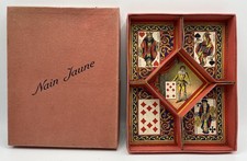 Jeu du Nain Jaune en carton rose - Format moyen - 1960’s - Très Bon Etat