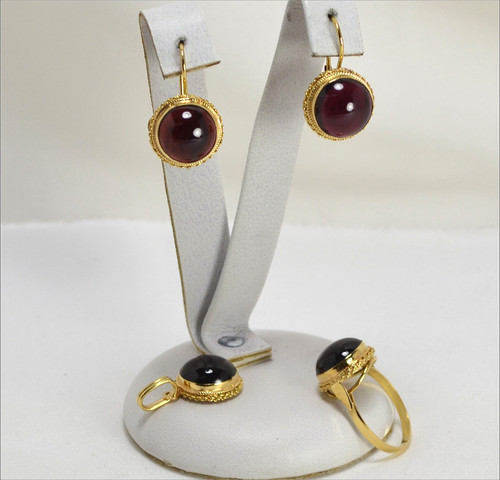 Parure kt cabochon - parure,