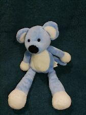 Doudou souris bleue et blanche Total Nicotoy Etat neuf