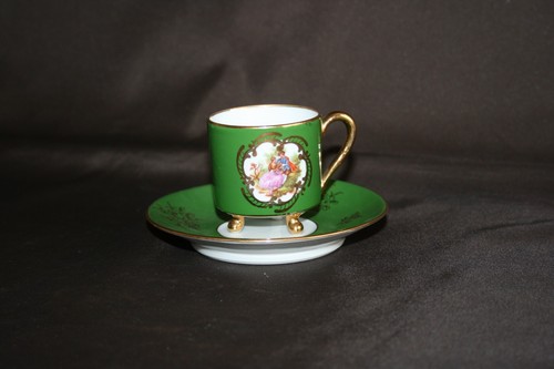 Tasse café ancienne en - tasse, à