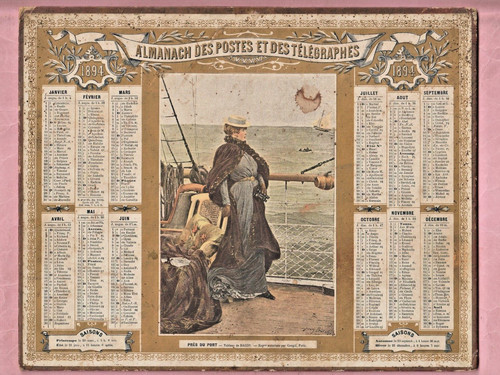 Almanach des postes - des,