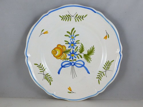 Assiette faience decor - en,