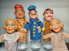 Lot de 5 Anciennes Marionnettes à Doigt 