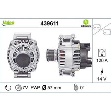 1x Alternateur VALEO 439611 convient pour MERCEDES-BENZ BEIJING BENZ (BBDC)