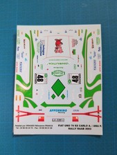 Decal 1/43 Fiat Uno SX rally